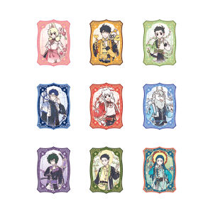 Magnetic Acrylic Fridge Magnet Blind Box Non-human Store Decorative Gold Stamping Animation Periphery of Phong Hua Qi Xiang Series