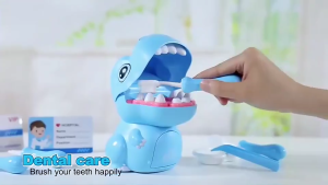 Bộ đồ chơi bác sĩ nha khoa thú y đồ chơi cho bé nhập vai làm bác sĩ nha khoa khám răng khủng long