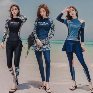 JINMIER | Slimming Conservative Long Sleeve Diving Suit Swimwear