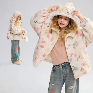 Ask Junior | Warm Flannel Coat For Older Children