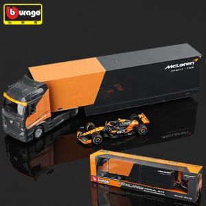 Bburago | Mô Hình Xe Tải Chở McLaren F1 1:43