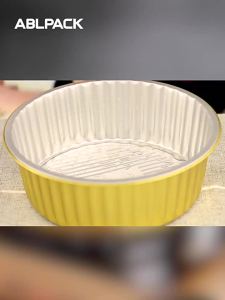 ABLPACK | Thick and Strong Aluminum Foil Containers with Lid for Open Flame