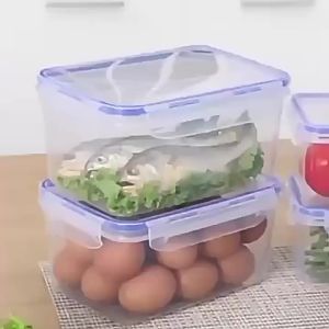Kitchen Utensils Refrigerators Storage Boxes Food Containers With lids Plastic Fresh-Keeping Boxes Portable Storage Boxes