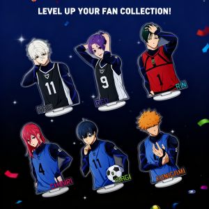 Bandai | Blue Lock Acrylic Stand Isagi Yoichi Bachira Meguru Anime Figure Desk Decor Collectible Gift