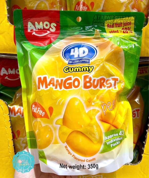 4D Gummy Mango Burst Candy 350g | Lazada PH