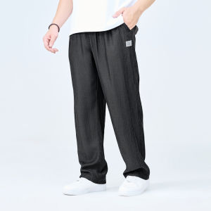 Lightweight Loose Fit Mens Denim Jeans Silk Lyocell Summer Cool Feeling Straight Leg Long Pants Breathable Comfortable
