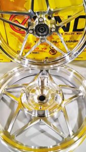 VND Velg Racing Tipe V Speed V2 Gen 2 Ukuran 185 215 Ring 14 Motor Stylo 160 ABS Original