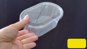 500ml Oval Container & Lid [ 50sets± ] Bekas Desert Tiramisu cheese cake GF-150 GF 150 GO GC-PACK GC PACK