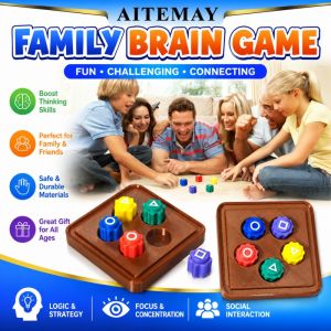 Aitemay Gonggi Korean Stone Game Set with Portable Storage Base - 3D Printed Catching Stones for Kids Funny Family Toy New Year Gift for Children Durable Plastic Travel Game