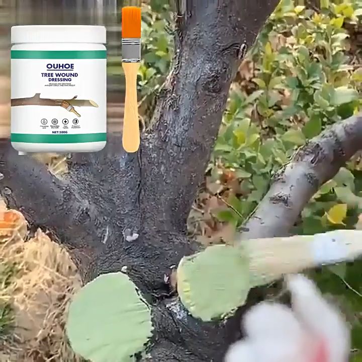 Tree Wound Sealer & Grafting Paste - 2 Pack Plant Repair Ointment For Pruning Cuts & Bonsai