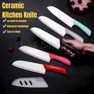 7 Inch Ceramic Knife Anti-oxidant ZrO2 Ceramic fruit knife Kitchenware 陶瓷抗氧化水果刀
