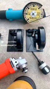 Kit Dudukan Gerinda dan Mata Grinda Double 4 Inch 40T untuk CIRCULAR SAW - Hitam
