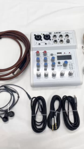 Trọn bộ hát Livestream Mixer E4-88 hiệu ứng và Mic thu âm K200 GEN 2 Kèm Box Livestream 2 in 1LT-15 PRO