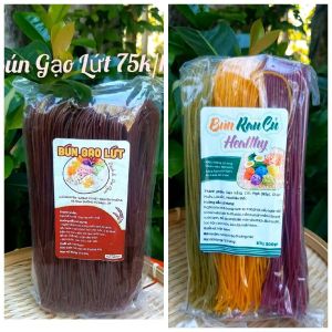 Combo 2kg Gồm: 1kg Bún Rau Củ + 1kg Bún Gạo Lứt Mai Ngọc Food - Sản Phẩm Tốt