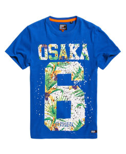 Áo Thun Nam Tay Ngắn Superdry Faded Dye In Kỹ Thuật Số Xốp Xuân Hè Thoải Mái Cổ Tròn Cotton Vải Bông Tee Thời Trang Quần Áo Trẻ Trung