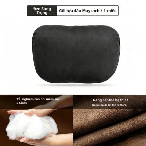 Gối Tựa Đầu Xe Hơi Cao Cấp Đa Năng Chất Liệu Mút Nhớt Có Thể Điều Chỉnh Hỗ Trợ Cổ Giảm Mệt Mỏi - Phụ Kiện Nội Thất Ô Tô