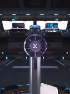 COD Kipas Mini Turbo Logam LED 100 Kecepatan