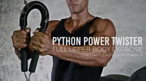 Power Twister Bar Spring Arm Strength Hand Gripper Power Twister Resistance Bend Bar for Fitness Chest Forearm Strength Training Gym Equipment