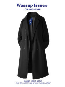 Mid Long Overknee Elegant Spring Autumn Mens Trench Coat