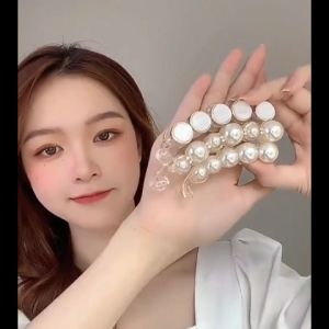 Pearls Hairpins Jewelry Banana Clips Women Hairgrips Ponytail Barrettes Hair Clip  Hair Pin Accessories Simple Hair Clamp