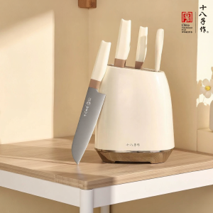 SHI BA ZI ZUO | Multipurpose Kitchen Knife Set Stainless Steel