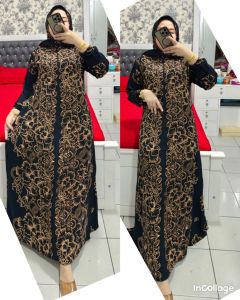 gamis set hijab seterjoan terbetseller motiv bunga