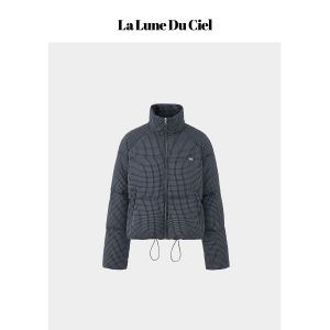 La lune Du ciel | Áo Khoác Bông Phong Cách Thư Giãn Ngắn