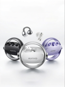Clipping In-Ear Bluetooth Headphones with AI Translation Long Battery Life