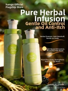 HONGO | Oil Control Volumizing Silicone Free Laureth Free Herbal Nourishing Shampoo