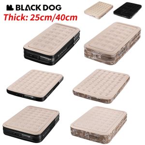 BLACKDOG Inflatable Mattress with Built in Air Pump Outdoor Camping Home PVC Thickened 25 Automatic Double Bed