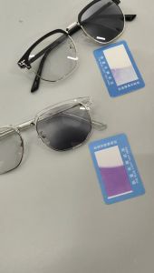 CHARMRAY Business photochromic Bluecromic and radiation resistant computer glasses for man women replaceable lenses