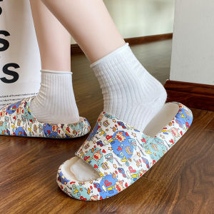 Dép Đế Dày Mùa Hè Cho Nam Và Nữ Đi Trong Nhà Chống Trượt Đế EVA Dép Xăng Đan Thời Trang Cho Cặp Đôi Đi Trong Nhà Thoải Mái