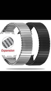 Metal Expansion for Samsung Galaxy Watch 8 40mm 44mm Watchstrap Elastic Stretch Bands for Galaxy Watch 8 Classic 46mm Watchband