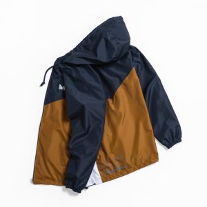MTBS Mothbless Jaket vintag Windbreaker Color Block/ Nevy kubus