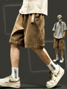 SZON | Retro Casual Cotton Shorts