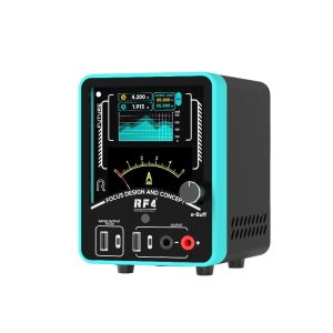 RF4 e-Buff 5V 2A Adjustable DC Power Supply with Current Analyzer Dual LCD Curve Display for Mobile Phone PCB Repair Tool