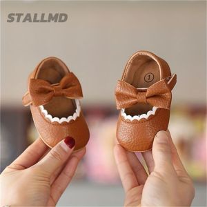sepatu bayi perempuan sepatu anak balita usia 0-12 bulan sepatu bayi balet pita prewalker