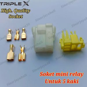 relay mini rellay 4kaki 5kaki kecil rilai kotak sekring skring stater ac lampu foglamp dimmer mikro box fuse mobil motor