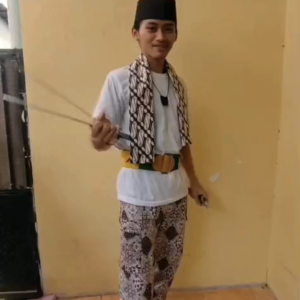 Celana Batik /Boim Pria Panjang  Ukuran Dewasa Jumbo Dan Anak  Betawi  Sabuk Peci Kaos Dan Selendang
