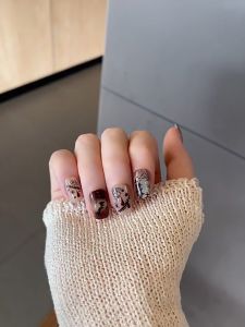 KeraSys เล็บปลอม 30ชิ้น เล็บปลอมเจลแท้ เล็บปลอมคริสต์มาส ลายการ์ตูนน่ารักๆ เล็บปลอมแถมกาว เล็บปลอมแบบยาว เล็บปลอมแบบส้น เล็บปลอมแบบติด เล็บปลอมเจล y2k เล็บปลอมเจลกาว ใช้งานง่าย พร้อมส่ง ของขวัญวันคริสต์มาส ของขวัญปีใหม่ ของขวัญฮาโลวีน เทศกาลฤดูใบไมผลิ เทศ