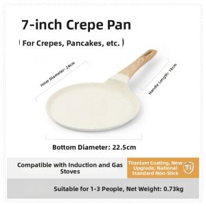 CAROTE | Titanium Non-Stick Pancake Crepe Frying Pan