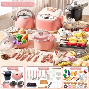 XIDIQI | Bộ Đồ Chơi Bếp Giả Vờ cho Bé Gái 3-6 Tuổi