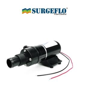 12V/24V DC Macerator Sewage Pump 32L/min 3m Lift Waste Water Pump for RV Marine Boat Toilet Sink Bath Dishwasher&Washer