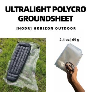 Ultralight Polycro Footprint 69g — Waterproof Tent Groundsheet Tarp Mat Compact Portable Camping Gear Hiking Shelter Accessory