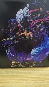 Bandai | Zoro King of Hell Enma Zoro Figure Statue Gift for Boys Trendy Toy Ornament Gift For Children Collection PVC Action Figure