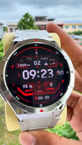 TIMEVER TR2 | 5ATM | Built-in GPS | Banyak varian AOD jam tangan pintar | Pressure/Altitude/Compass Military Super Smartwatch  Waterproof Explorer