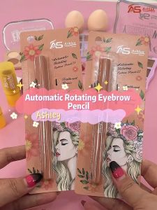 Ashley Shine Eyebrow Pencil Makeup Long-lasting Waterproof Soft and Misty Pencil Triangle Tip and Brush AS5133
