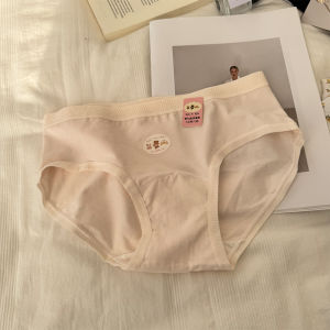 Nutmommy Womens Cotton Underwear Sweet Rabbit Dog Print Extended Crotch Triangle Pants Breathable Comfortable mid Waist Briefs