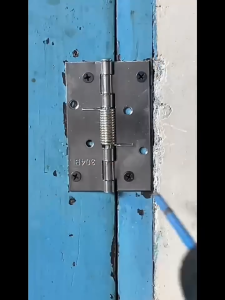 Stainless Steel Spring Hinges Closing Door Automatic Return With Torsion Invisible Folding Hinge