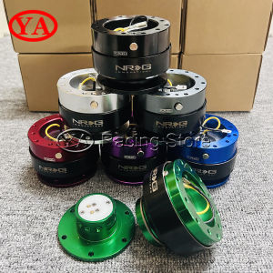 NRG Ding พวงมาลัยเสียงแบบถอดง่ายทั่วไป PCD 70มม. 74พวงมาลัยมม. สแนปอปออปออพวงมาลัยฮับต่อพ่วงชุดบอสการปรับแต่ง JDM การแข่งรถ